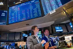 The Dow Jones Industrial Average fell 177.91 points, or 0.42 per cent, to 42,209.66.