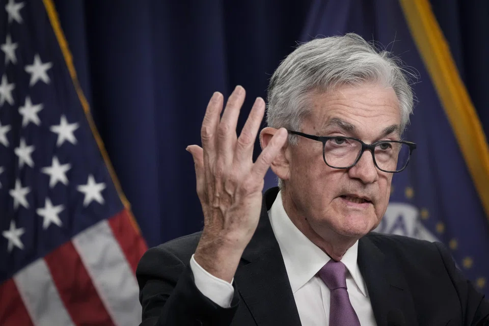 US Federal Reserve chair Jerome Powell at a press conference in Washington on July 27, 2022. The Fed raised interest rates by 75 basis points as expected at the end of its policy meeting.  
