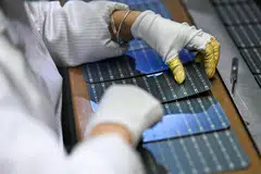 Solar-grade polysilicon, a key material in panels, is currently priced around 50 yuan a kilogramme. 