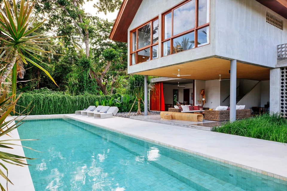 One of three modernist villas at caSabama, Rumah Sandiwara.