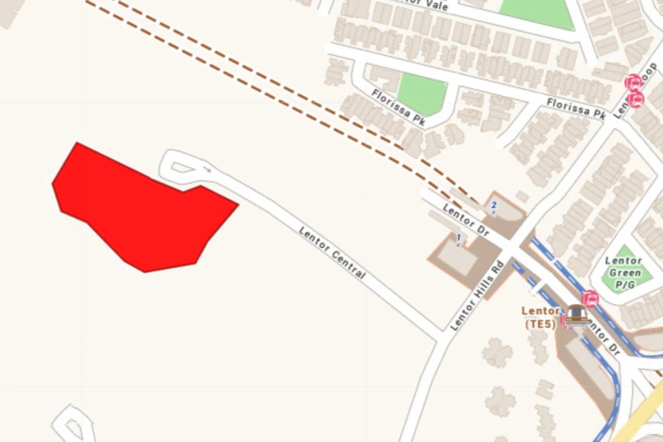 The residential site at Lentor Central will span around 14,703 square metres and yield about 475 private housing units.