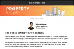 Current prices of Sentosa properties, which are located in the Core Central Region, lag behind those of homes in prime areas on the mainland, writes BT deputy news editor Michelle Low.