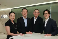 65 Equity Partners. From left: Adrienne Teh, managing director; Francis Woo, chief corporate officer and managing director; chief executive Tan Chong Lee; and investment principal Timothy Wee. 