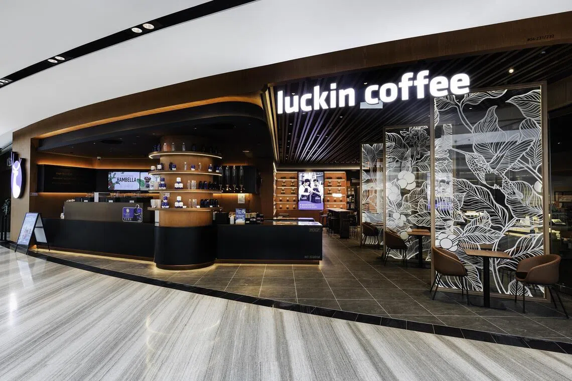 Luckin, a coffee chain, successfully sued a business in Thailand that had opened cafes under the same name with an almost identical logo.