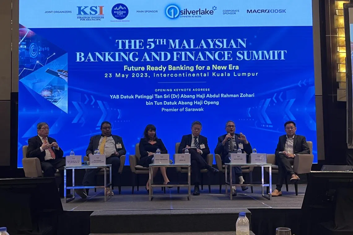 Kearney Singapore's head of digital banking Nisha Paramjothi (third from left) said digital banks have a major role to play in promoting financial inclusion.