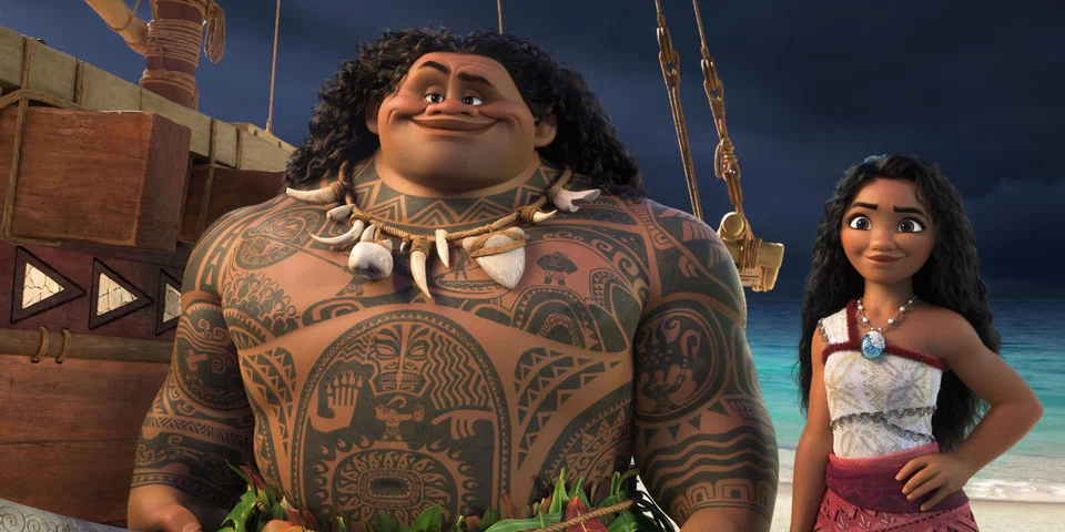 In "Moana 2", the title character, voiced by Auli’i Cravalho, teams up with an unlikely crew and travels the far seas of Oceania to break the curse of an evil god who sank a mystical island that connected other islands.