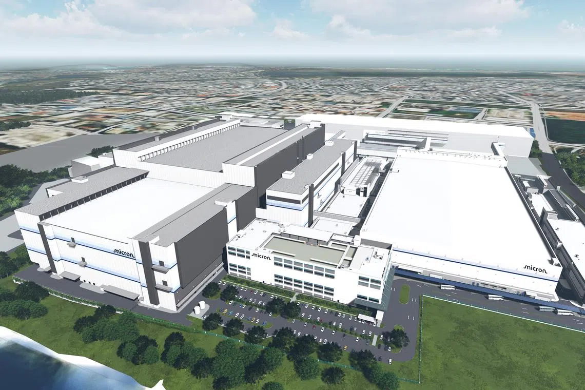 The facility is adjacent to Micron’s existing plant in Woodlands.