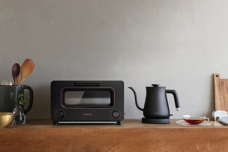 The Balmuda toaster and kettle are the flagship products sold at the Singapore store.