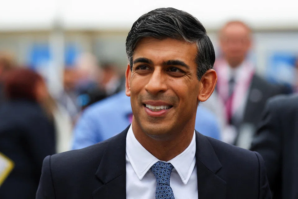 Britain's Prime Minister Rishi Sunak at the Conservative Party's annual conference in Manchester, Oct 2, 2023. 