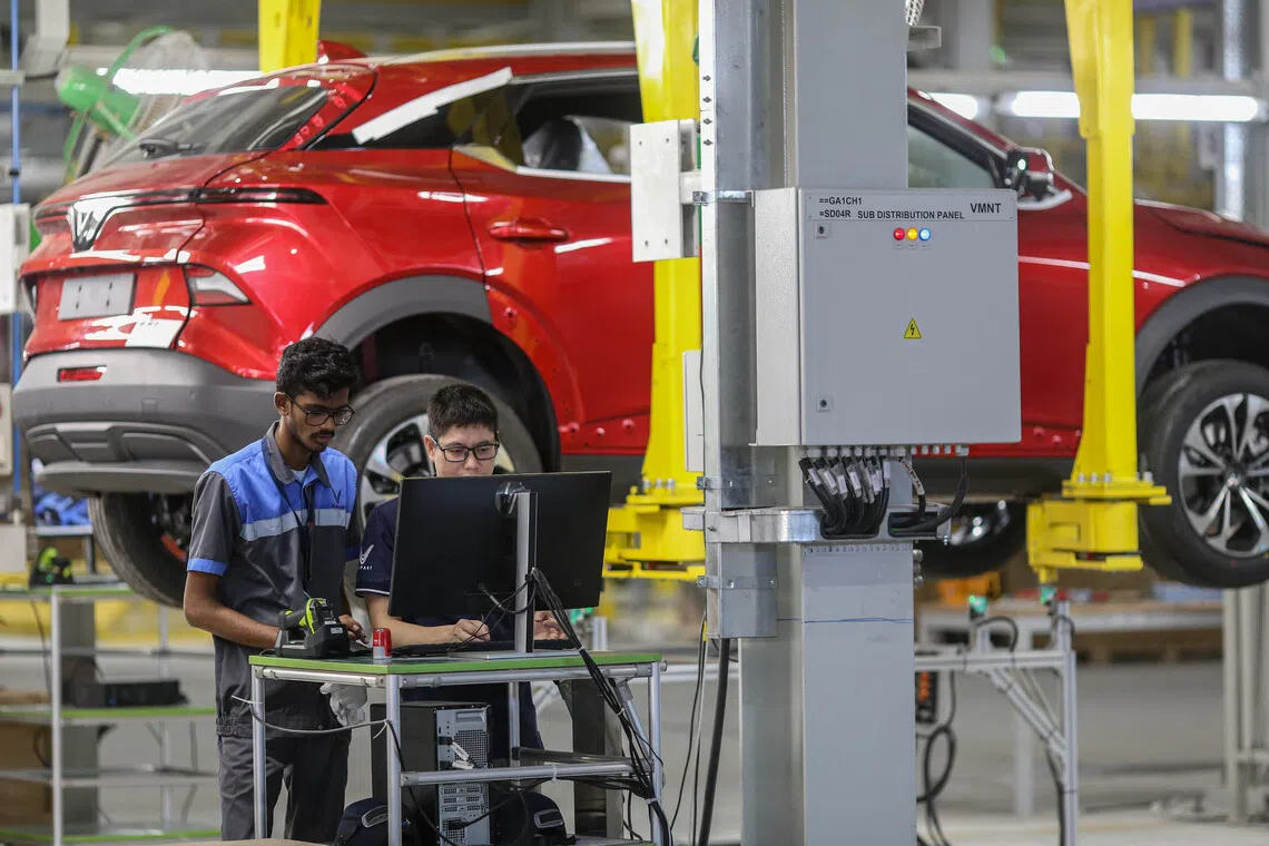 The plant in southern India is VinFast’s third factory and its first outside Vietnam.