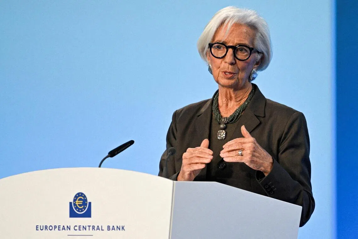 Christine Lagarde’s non-renewable term at the ECB runs until Oct 31, 2027. 
