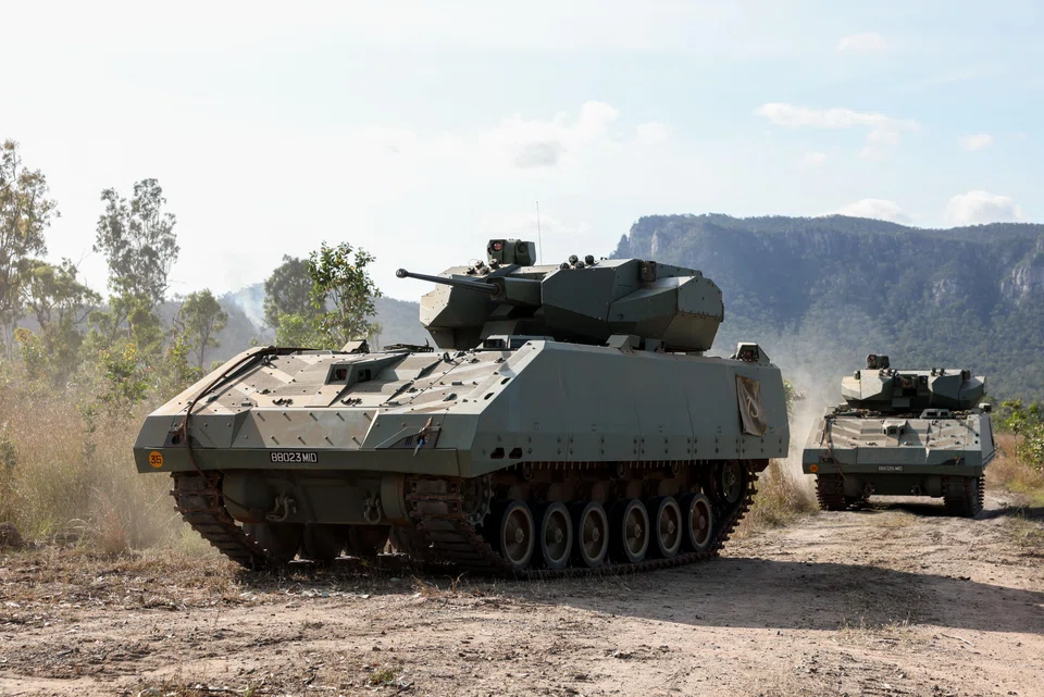The Singapore Army’s Hunter armoured fighting vehicle. The capabilities of the Republic's modern military hardware outstrips its peers in the region, and protect the city-state.