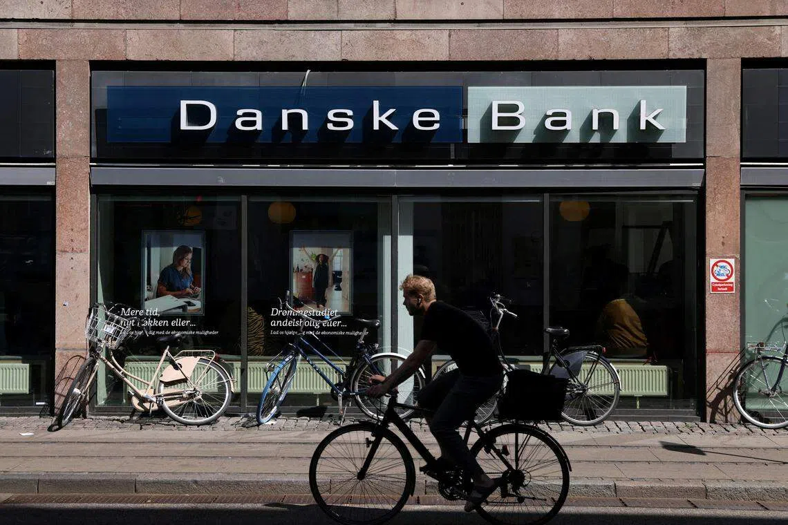 The Copenhagen-based bank’s net interest income rose 14 per cent from a year earlier to 9.14 billion kroner. 