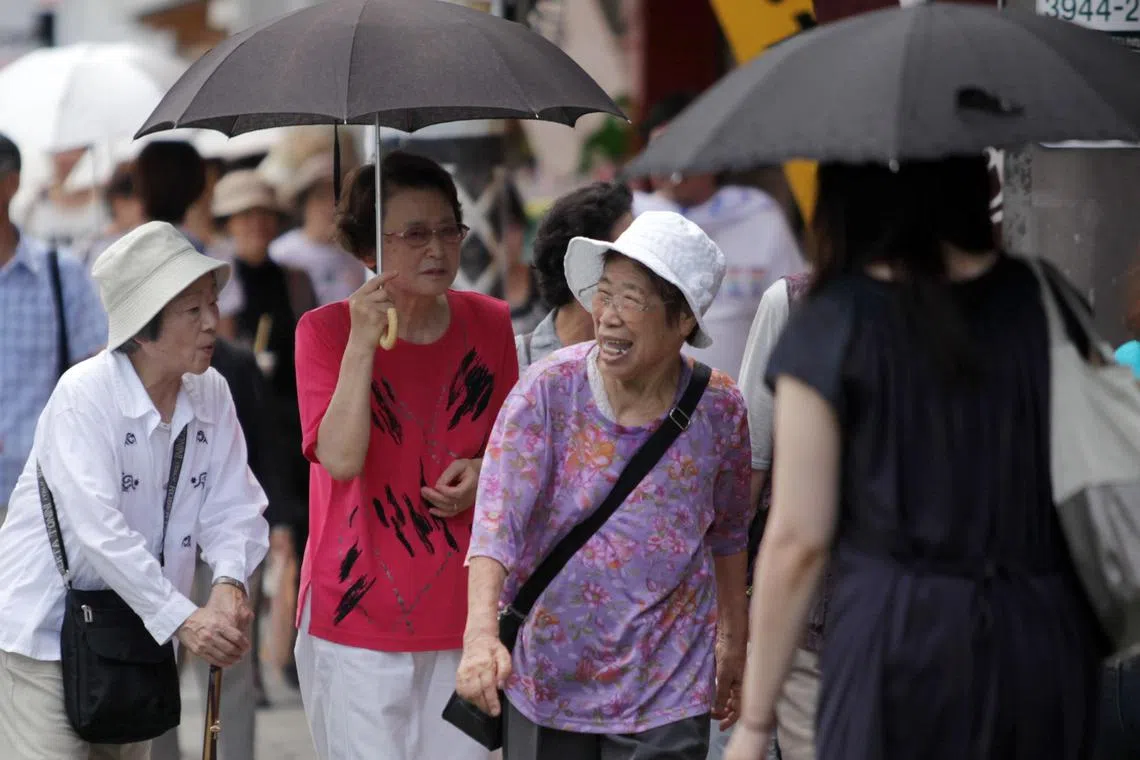 Many Japanese retirees are not only saving for the cost of their own care, but also for the cost of their parents’, who are still alive.