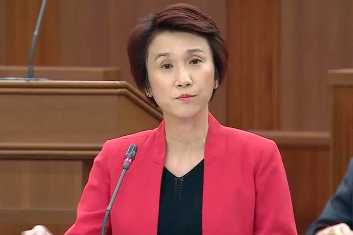 Senior Minister of State for Trade and Industry Low Yen Ling says businesses  need only submit a single application under the combined grant framework.