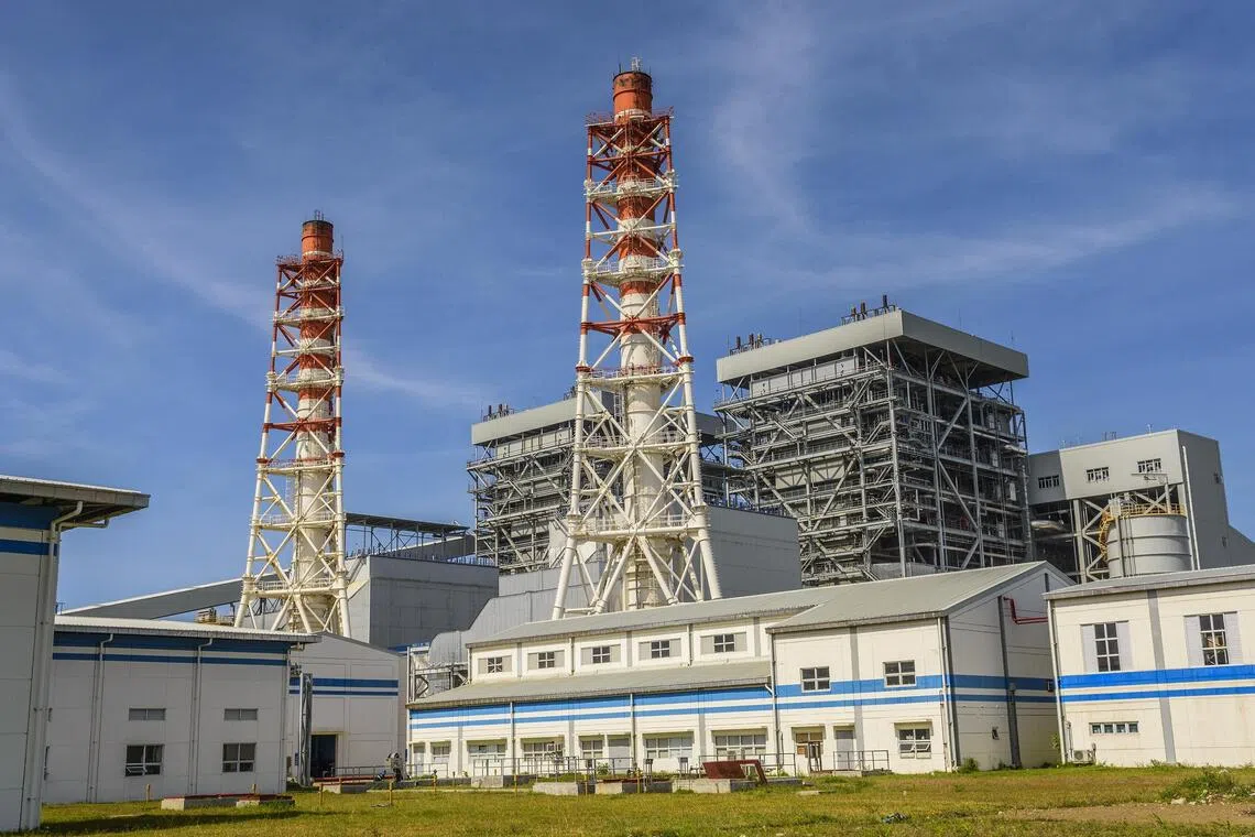 South Luzon Thermal Energy Corporation (SLTEC) coal-fired power plant (CFPP) in Batangas, the Philippines. 