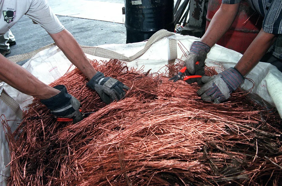 Three-month copper on the London Metal Exchange (LME) was up 1 per cent at US$8,432 per metric ton by 1415 GMT.
