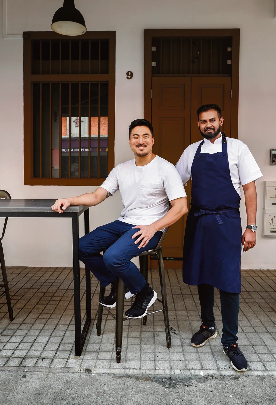 Chefs  Sun Kim and Mano Thevar, partners of Tambi. 