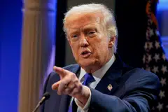 US President Donald Trump on Monday (Feb 23) pointed to the potential use of licences to pressure countries.