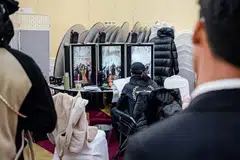 A director overseeing a micro-drama shoot in Dongyang, Zhejiang province. China’s micro-drama market grew 267.7% year-on-year to 37.4 billion yuan (S$6.9 billion) in 2023.