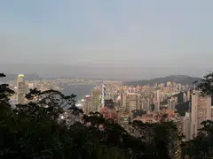 Views from the Victoria Peak tourist hotspot on Hong Kong Island in October 2025.  Inflation risks tied to the global energy shock will dominate Asia’s economic calendar in the coming week. 