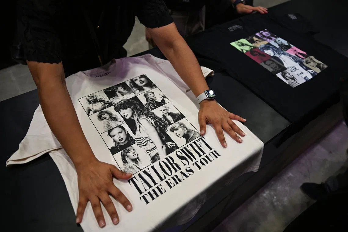 Retail seemed taken by surprise as fans snapped up not only Taylor Swift merchandise but also personalised Taylor Swift sneakers and even a cake with a picture to burn.