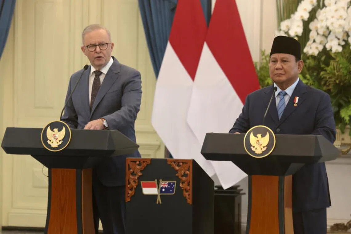 Albanese said his visit showed the priority Canberra placed on defence and economic ties with Jakarta.