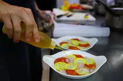 The priciest set menu costs 420 euros and lunch costs 260 euros.