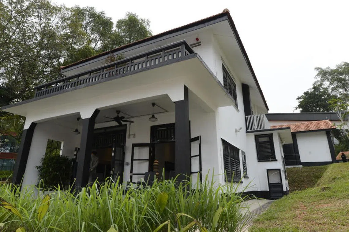 One of 10 bungalows leased by Unilever for a development campus.