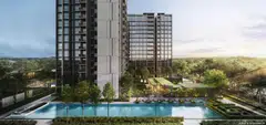 Executive condo projects such as Altura (above) and Lumina Grand achieved 61 and 53 per cent sales respectively over their launch weekends.