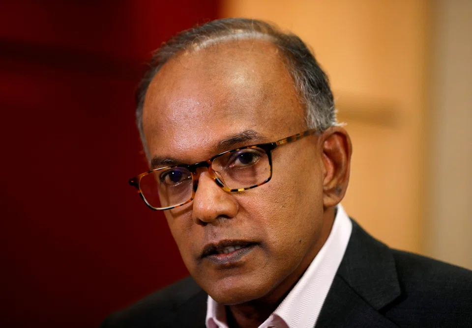 Quashing speculation among some that the arrests were linked to a visit by China’s Foreign Minister Wang Yi on Aug 10, Shanmugam (above) said there was absolutely no connection between the two events.
