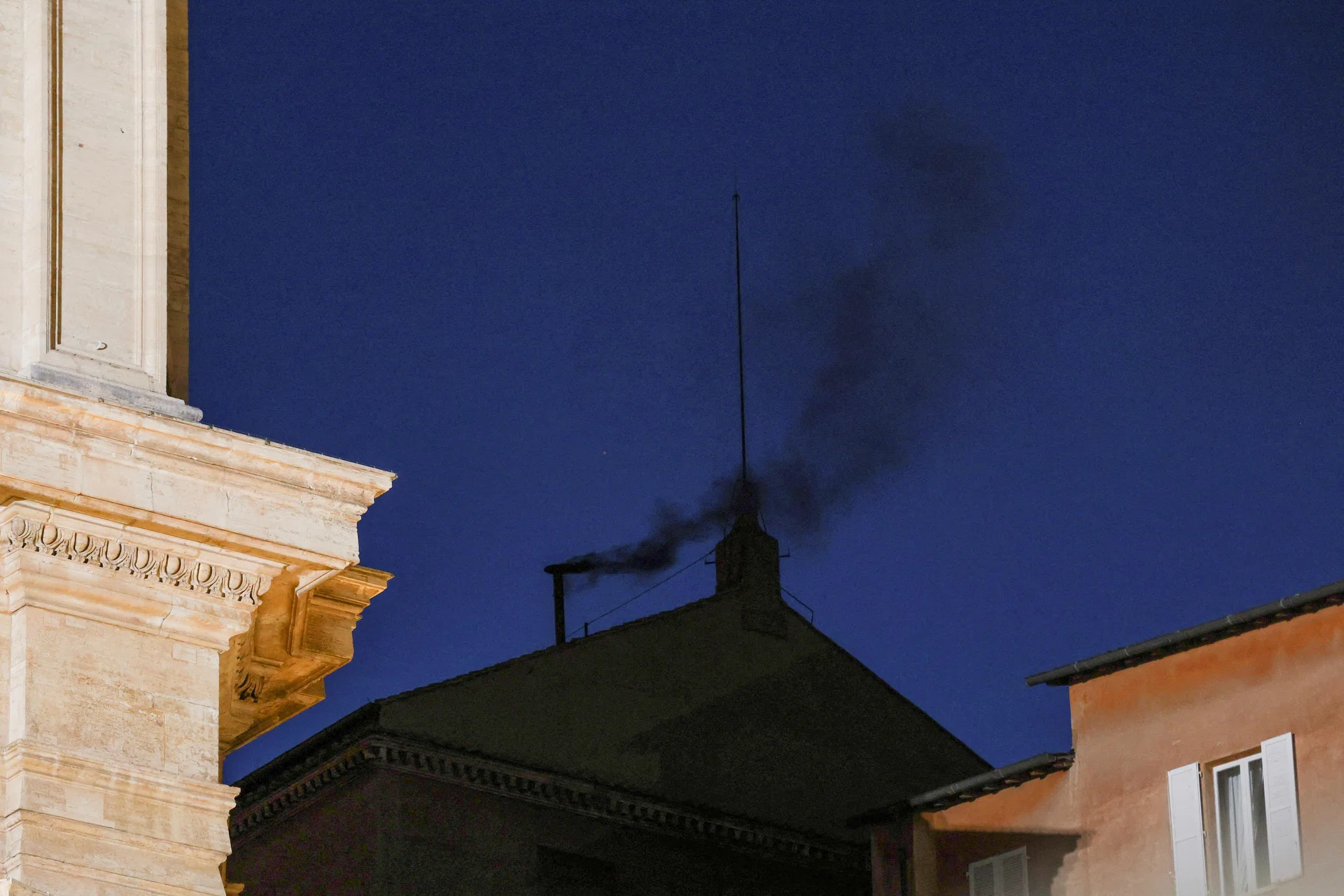 Black smoke: Cardinals fail to elect new pope on first try