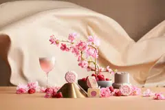 Look forward to the new Sakura & Raspberry Truffle Snow-Skin Mooncake.