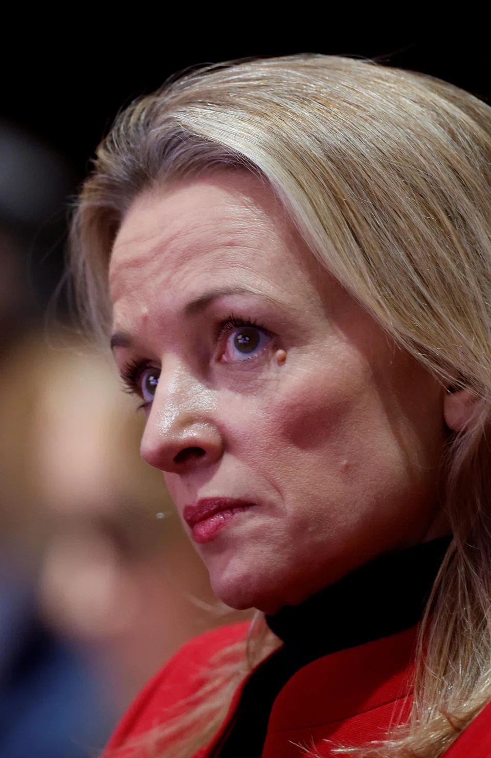 Delphine Arnault, appointed as next chairman and CEO of Dior, at LVMH's 2022 results news conference in Paris on Jan 26, 2023. 