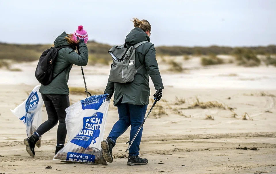 Despite clean-up efforts, debris still litters the seabed of the Unesco-listed tidal wetland, which spans the coasts of the Netherlands, Germany and Denmark.