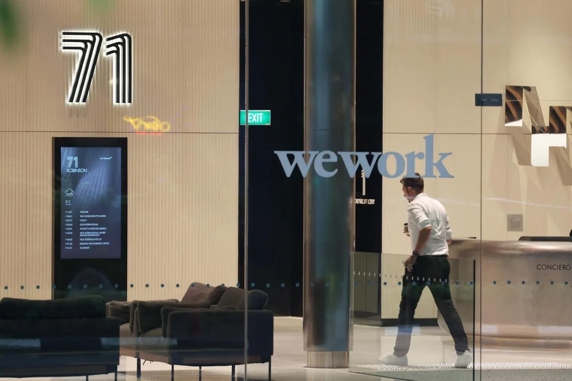A WeWork spokesperson said in a statement that despite Singapore being a “priority market,” it has “made the difficult decision” not to renew leases at the two locations.