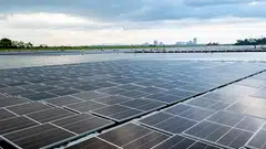 Sembcorp completed a floating solar farm at Tengeh Reservoir (pictured) in 2021. 