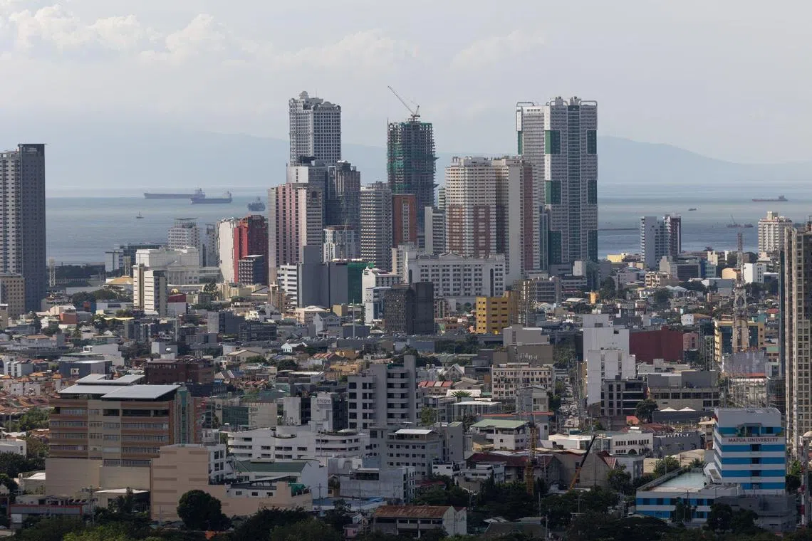 Commercial and residential buildings in Manila. The proposal to create the Maharlika Investment Fund, as it is called, faced plenty of resistance soon after it was filed in Congress.