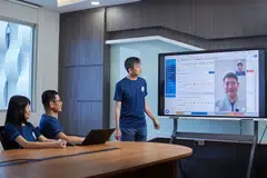 Among the projects led by chief technology officer Rodney Yeo (standing) was the upgrade of Alliance Healthcare Group's (AHG) HeyAlly app, which lets patients book teleconsultations or join a digital queue at its 19 GP clinics.