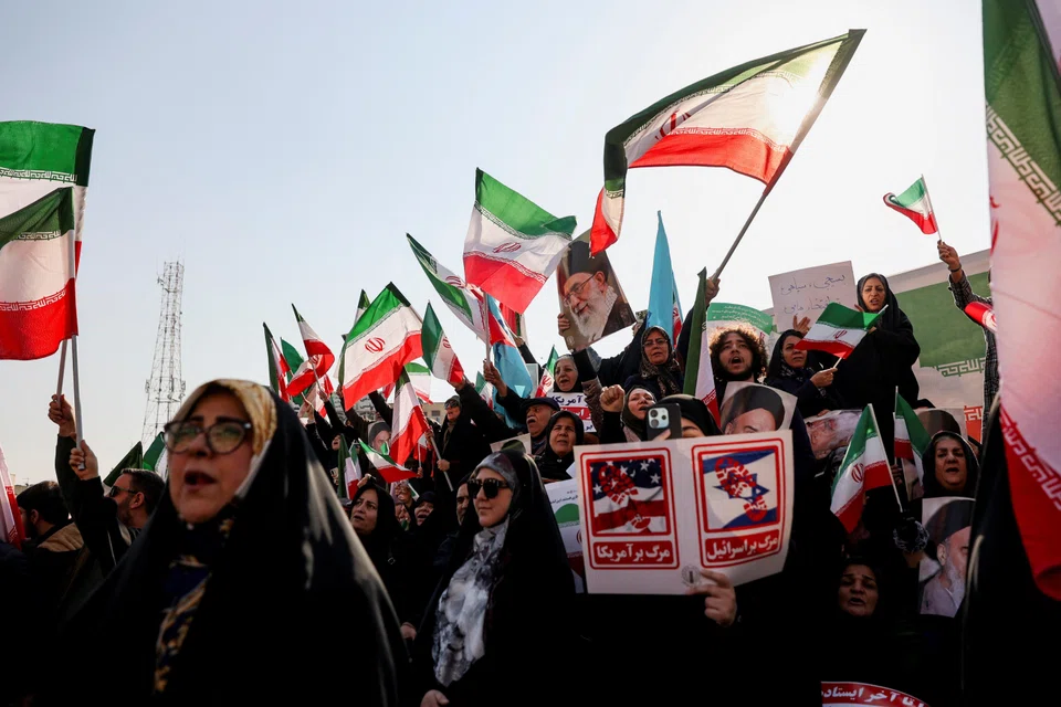 A pro-government rally in Teheran on Jan 12. The Trump administration’s approach to Iran represents both moral commitment to human rights and potentially catastrophic miscalculation of American capabilities to shape events in complex societies.