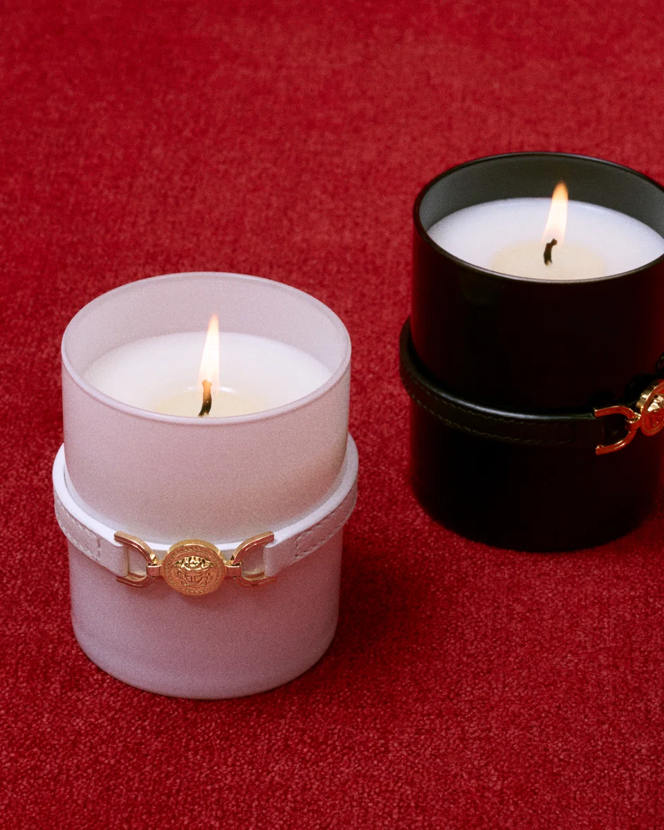 Versace scented candles.