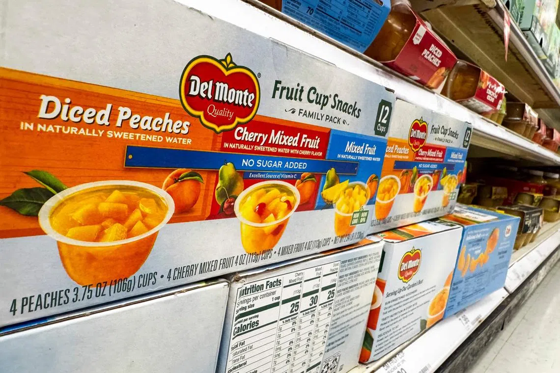 Del Monte Foods, the US subsidiary of Singapore-listed Del Monte Pacific, filed for bankruptcy, leading the parent to say it would record a capital deficit on its balance sheet.
