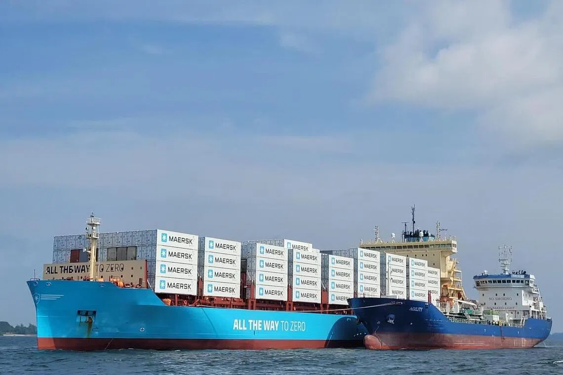 Methanol is considered a cleaner alternative to petroleum-based marine fuels.