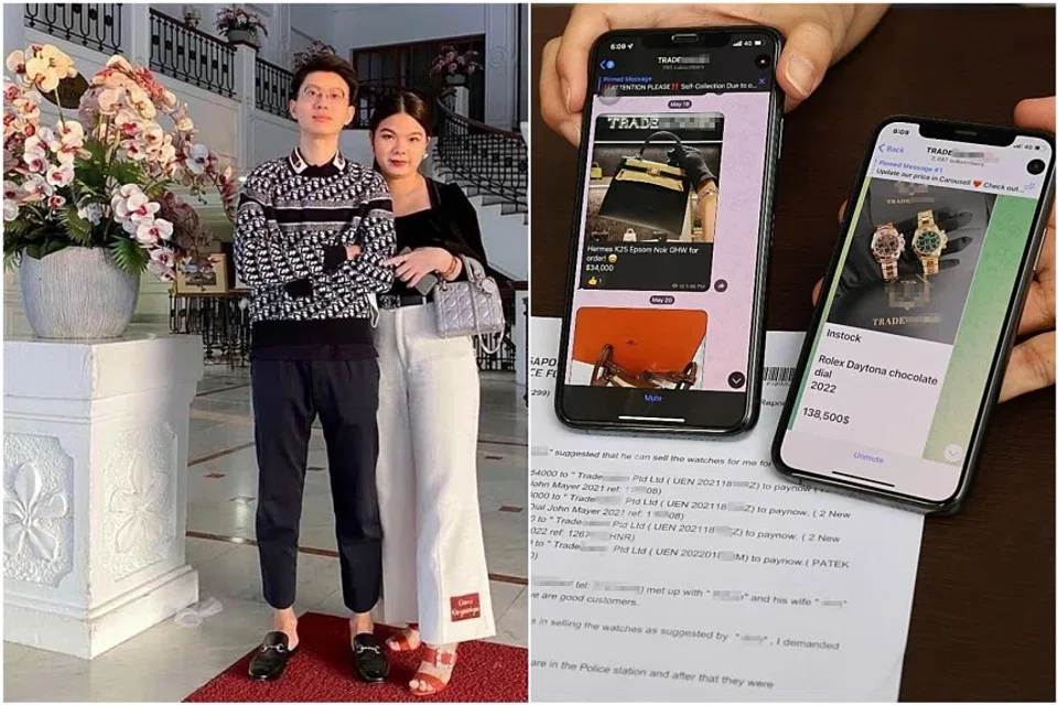 The victims claimed they had made advance payments for luxury watches or luxury bags to the couple, who failed to deliver them. 