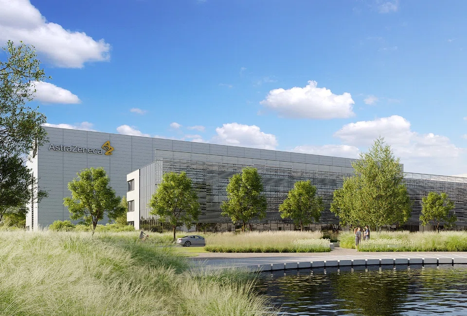 Artist's impression of AstraZeneca's planned US$1.5 billion facility in Singapore, which targets to be operational by 2029. 