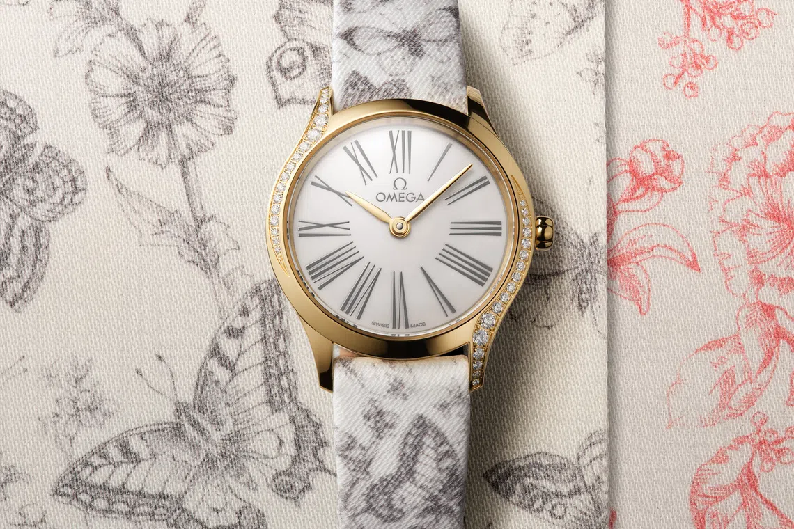 The De Ville Trésor collection has been expanded too, with Omega adding a new line of 26-millimetre De Ville Mini Trésor timepieces. 