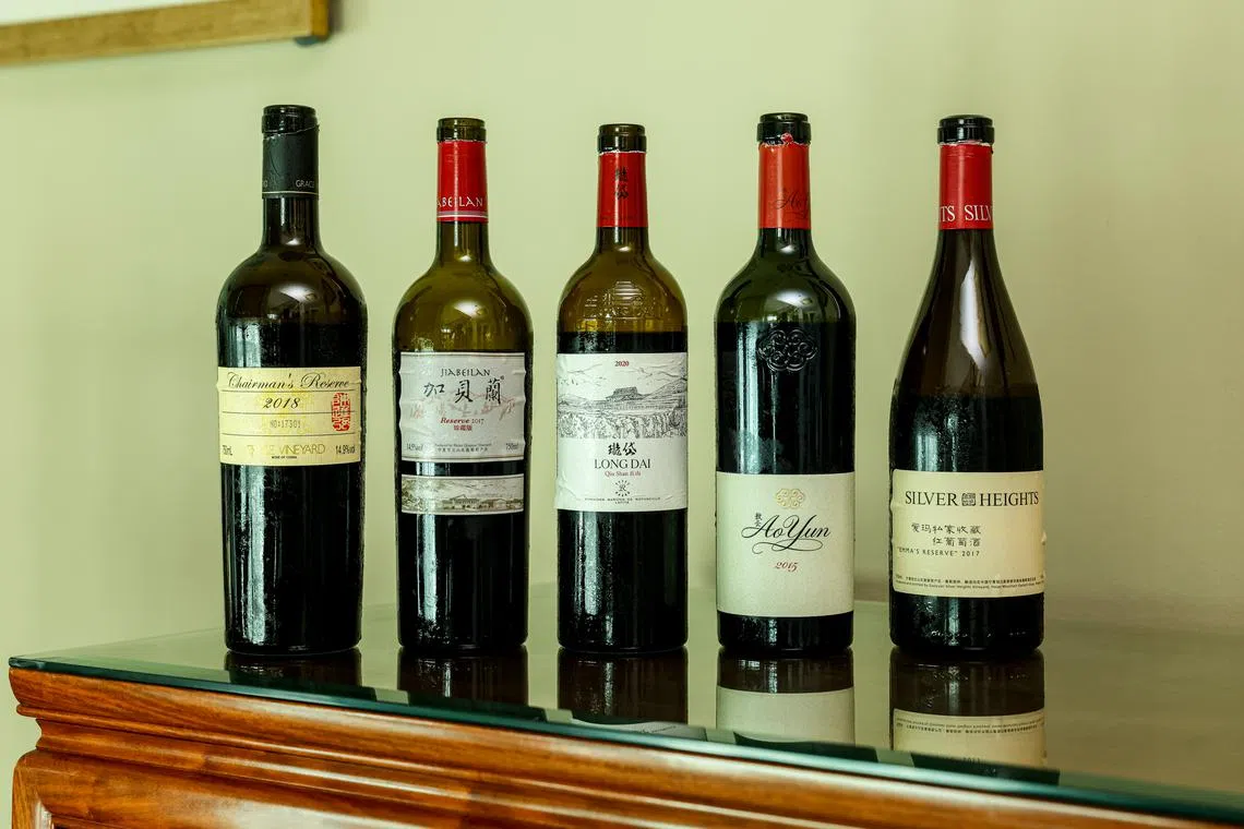 China wines from its top producers.