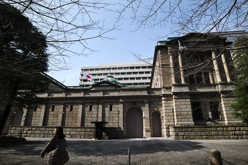 The Bank of Japan (top) says Japanese banks have sufficient capital and stable funding bases to withstand various types of stress.