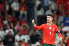 Ronaldo will serve his mandatory one-game suspension when Portugal plays host to Armenia on Sunday.