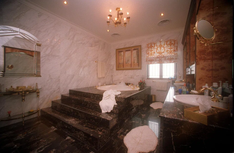 With the expansion in the scale of fittings, from double vanity units, jacuzzis, freestanding baths, vast rain showers, armchairs, tropical plants and fireplaces, the bathroom has become something very different.